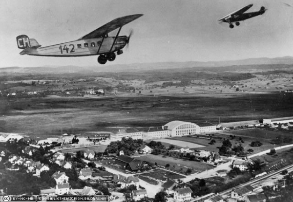 1927 Militär- u. Zivilflugplatz Dübendorf 